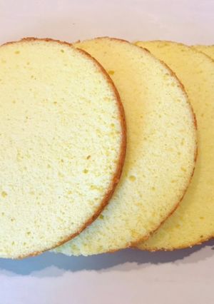スポンジケーキの切り方、スライスの仕方-レシピのメイン写真