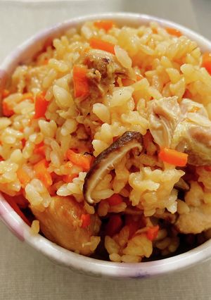 超簡単♡失敗なし！鶏肉の炊き込みご飯-レシピのメイン写真