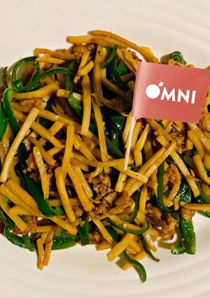 OMNIミンチの青椒肉絲-レシピのメイン写真