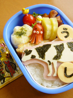 牛さん☆お弁当(キャラ弁)-レシピのメイン写真