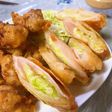 キャベツのハムチーズ春巻き