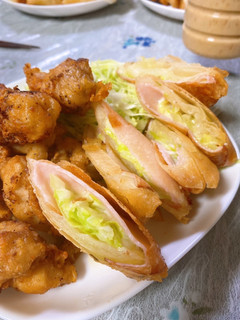 キャベツのハムチーズ春巻き-レシピのメイン写真