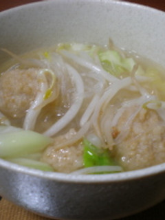 鶏団子と春雨の中華スープ-レシピのメイン写真