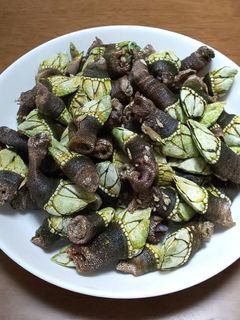 亀の手のちょっと塩薄めな塩茹で-レシピのメイン写真