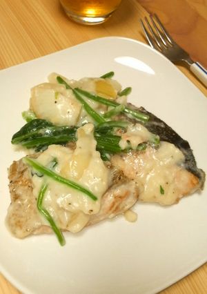 タムラ特製■秋鮭のクリームソース-レシピのメイン写真