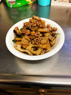 【お弁当用】豚挽肉とレンコンの炒め煮-レシピのメイン写真