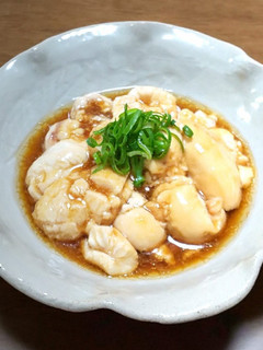 サワラの白子・だし醤油ゴマ油風味合え-レシピのメイン写真