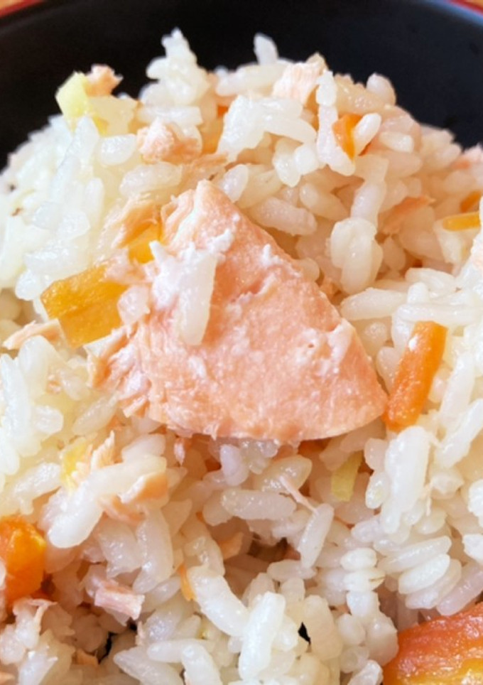 鮭の炊き込みご飯-レシピのメイン写真