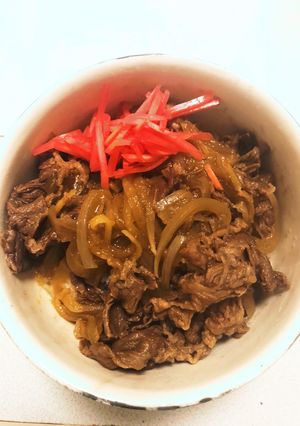 簡単に牛丼-レシピのメイン写真