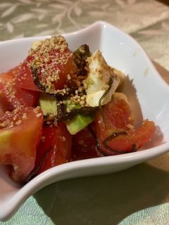 トマトとアボカドの塩昆布サラダ-レシピのメイン写真