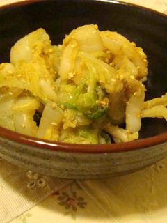 パクパク食べれる白菜の胡麻和え-レシピのメイン写真