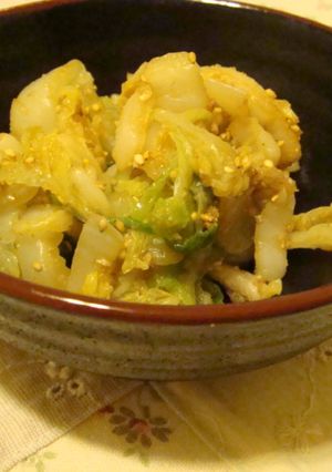 パクパク食べれる白菜の胡麻和え-レシピのメイン写真