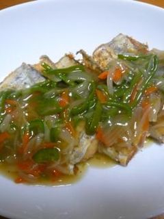 太刀魚のから揚げ☆和風あんかけ-レシピのメイン写真