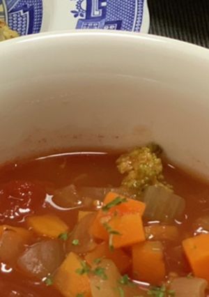 簡単豪華！トマト缶脂肪燃焼ミネストローネ-レシピのメイン写真