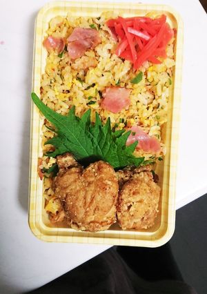 【夫婦弁当38】たんと食え!!炒飯１合-レシピのメイン写真