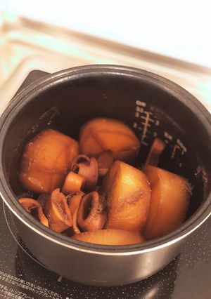 炊飯器で作るイカ大根-レシピのメイン写真