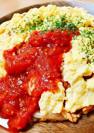 俺のオムライス-レシピのメイン写真
