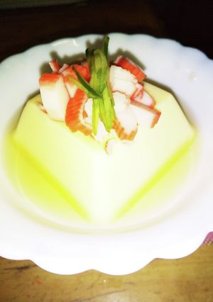 ♬盛り付け次第★市販の玉子豆腐-レシピのメイン写真