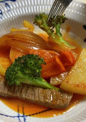 牛肉と野菜のキャセロール煮込み-レシピのメイン写真