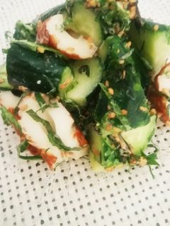 胡瓜と竹輪の和え物-レシピのメイン写真