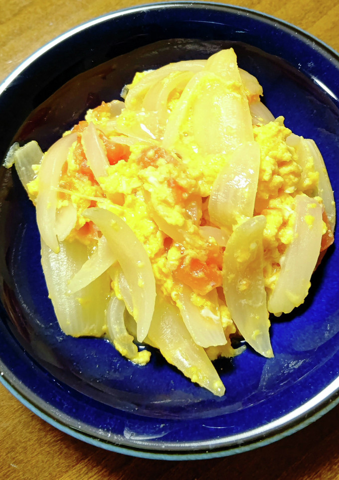トマトと玉ねぎの卵炒め-レシピのメイン写真