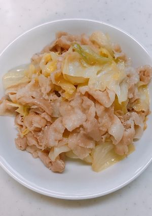 キャベツと豚バラの塩レモン炒め-レシピのメイン写真