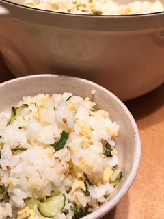 すし酢で☆胡瓜とレンチン玉子の混ぜごはん-レシピのメイン写真
