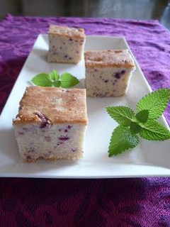 紫芋とクリームチーズのケーキ-レシピのメイン写真