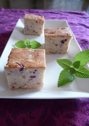 紫芋とクリームチーズのケーキ-レシピのメイン写真