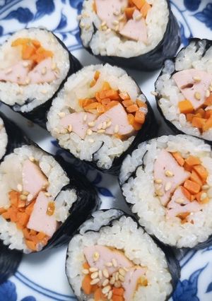 気負わずキンパ風♪-レシピのメイン写真