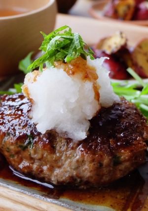 簡単♪しそ香るおろしハンバーグ-レシピのメイン写真