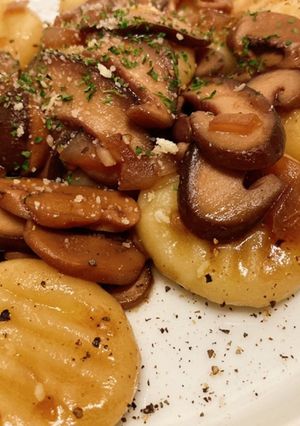 赤ワインキノコソースのニョッキ-レシピのメイン写真