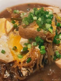 残ったすき焼きで!豆腐の卵とじ-レシピのメイン写真