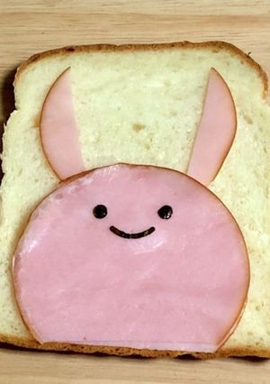 うさぎトースト-レシピのメイン写真