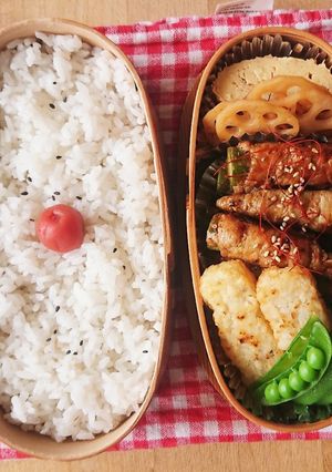 お弁当★オクラ豚バラ巻き病みつき特製ダレ-レシピのメイン写真