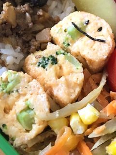 お弁当用☆タラコとブロッコリーの玉子焼き-レシピのメイン写真