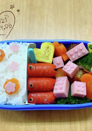 こどもの日〜キャラ弁-レシピのメイン写真