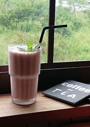 おうちカフェ★イチゴとバナナのジュース-レシピのメイン写真