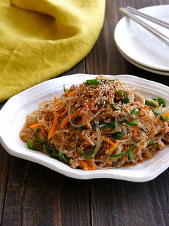 レンジで簡単!野菜たっぷりチャプチェ-レシピのメイン写真