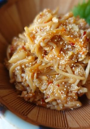 めんたいなめたけ-レシピのメイン写真