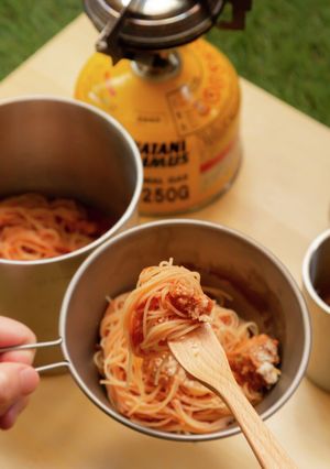 山ごはん☆ごろごろお肉の簡単ボロネーゼ-レシピのメイン写真