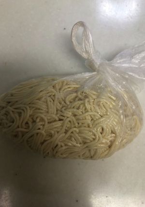 水パスタ　時短　光熱費節約-レシピのメイン写真