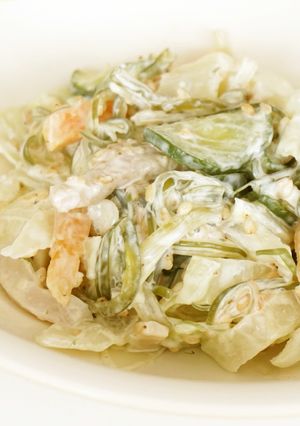 茎わかめのマヨネーズサラダ☆給食メニュー-レシピのメイン写真