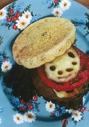 チーズれんこんバーガー-レシピのメイン写真
