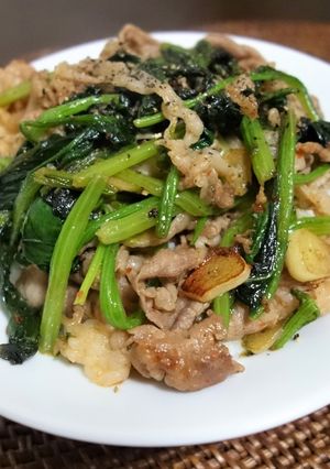 牛肉とほうれん草のピリ辛丼-レシピのメイン写真