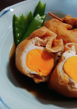 卵の巾着煮-レシピのメイン写真
