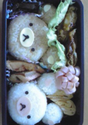 リラックマ＆コリラックマ　キャラ弁-レシピのメイン写真