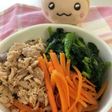 魚のそぼろビビンバ風