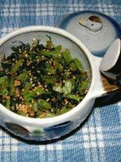 捨てないで!カブの葉っぱでふりかけ♪-レシピのメイン写真
