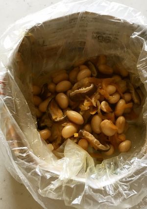 パッククッキングで大豆の煮物-レシピのメイン写真